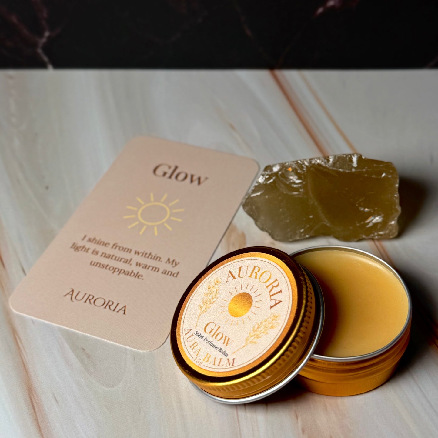 Auroria Glow Aura Balm - Solid Perfume Balm (15ml)