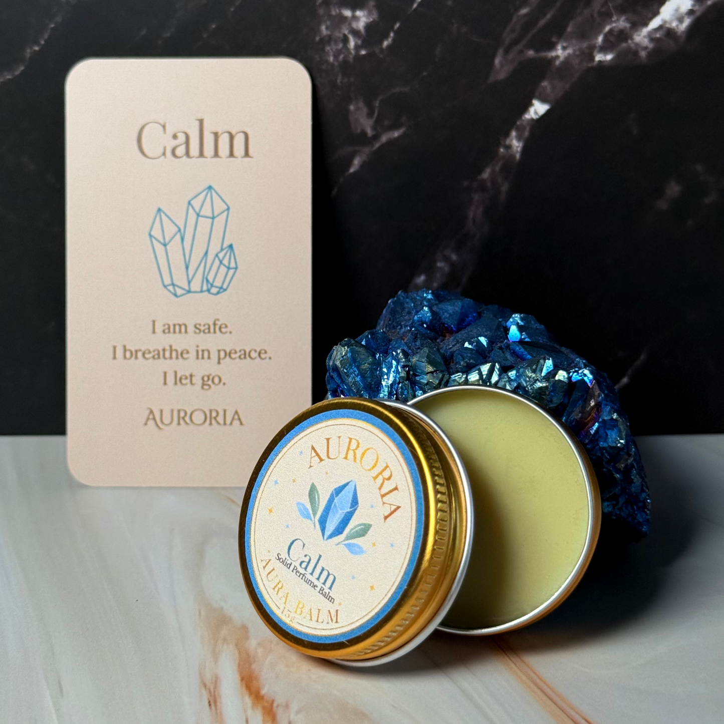 Auroria Calm Aura Balm – Solid Perfume Balm (15 ml)